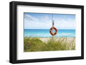 Florida, Surfside, Miami Beach, North Miami Beach, Lifeguard Buoy-John Coletti-Framed Photographic Print