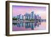 Florida, Tampa, Skyline, Dawn, Hillsborough River-John Coletti-Framed Photographic Print