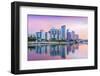 Florida, Tampa, Skyline, Dawn, Hillsborough River-John Coletti-Framed Photographic Print