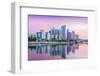 Florida, Tampa, Skyline, Dawn, Hillsborough River-John Coletti-Framed Photographic Print