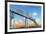 Florida - View of Sunshine Skyway Bridge-Lantern Press-Framed Premium Giclee Print