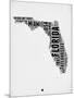 Florida Word Cloud 2-NaxArt-Mounted Art Print