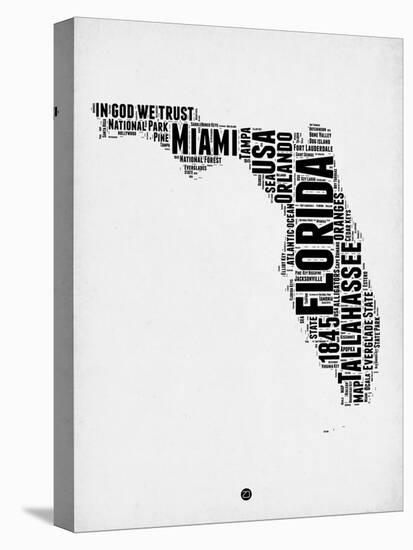 Florida Word Cloud 2-NaxArt-Stretched Canvas
