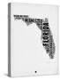 Florida Word Cloud 2-NaxArt-Stretched Canvas