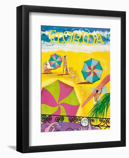 Florida-null-Framed Art Print