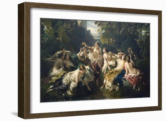 Florinda-Franz Xaver Winterhalter-Framed Art Print