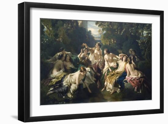 Florinda-Franz Xaver Winterhalter-Framed Art Print