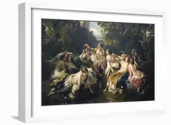 Florinda-Franz Xaver Winterhalter-Framed Art Print