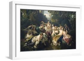 Florinda-Franz Xaver Winterhalter-Framed Art Print