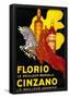 Florio Cinzano Vintage Poster - Europe-null-Framed Poster