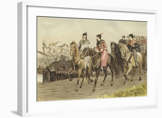 Floris V, Count of Holland, and Gijsbrecht IV of Amstel, 26 July 1274-Willem II Steelink-Framed Giclee Print