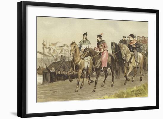 Floris V, Count of Holland, and Gijsbrecht IV of Amstel, 26 July 1274-Willem II Steelink-Framed Giclee Print