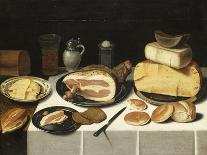 Dutch Breakfast (Oil on Wood)-Floris van Schooten-Framed Giclee Print