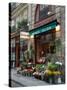 Florist in Ile St. Louis, Paris, France-Lisa S. Engelbrecht-Stretched Canvas