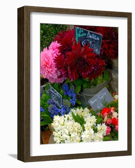 Florist in Ile St. Louis, Paris, France-Lisa S. Engelbrecht-Framed Photographic Print