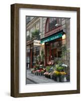 Florist in Ile St. Louis, Paris, France-Lisa S. Engelbrecht-Framed Photographic Print