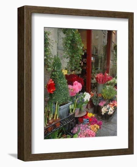 Florist in Ile St. Louis, Paris, France-Lisa S. Engelbrecht-Framed Photographic Print