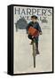 Florist's Delivery Boy on a Bicycle, Harper's Weekly Cover for March 11, 1911-null-Framed Stretched Canvas