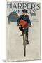 Florist's Delivery Boy on a Bicycle, Harper's Weekly Cover for March 11, 1911-null-Mounted Giclee Print