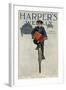 Florist's Delivery Boy on a Bicycle, Harper's Weekly Cover for March 11, 1911-null-Framed Giclee Print