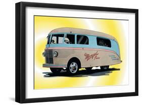 Florist's Truck-null-Framed Art Print