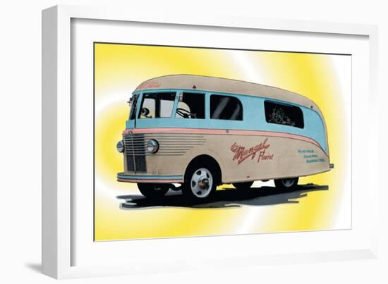 Florist's Truck-null-Framed Art Print