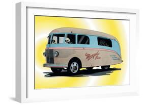 Florist's Truck-null-Framed Art Print