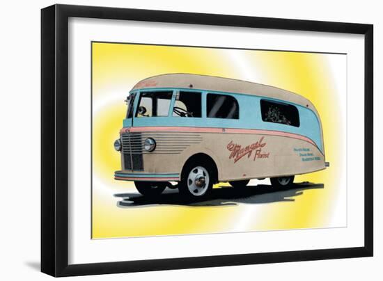 Florist's Truck-null-Framed Premium Giclee Print