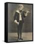 Florizel Von Reuter Austrian Musician as a Young Boy Playing the Violin-null-Framed Stretched Canvas