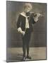 Florizel Von Reuter Austrian Musician as a Young Boy Playing the Violin-null-Mounted Photographic Print