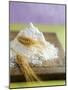 Flour and Wheat on Cutting Board-Leigh Beisch-Mounted Photographic Print