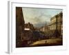 Flour Market Squarein Vienna-Bernardo Bellotto-Framed Giclee Print
