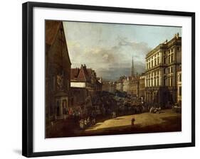 Flour Market Squarein Vienna-Bernardo Bellotto-Framed Giclee Print