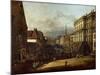 Flour Market Squarein Vienna-Bernardo Bellotto-Mounted Giclee Print