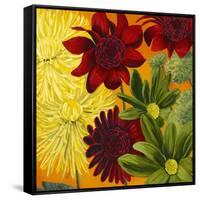 Flourish Flowers-Jenaya Jackson-Framed Stretched Canvas