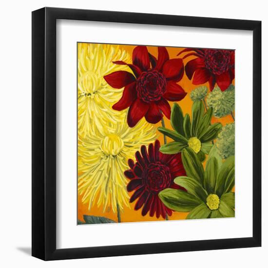 Flourish Flowers-Jenaya Jackson-Framed Art Print