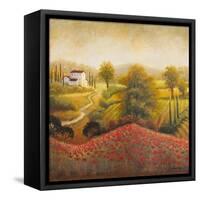 Flourishing Vineyard Square I-Michael Marcon-Framed Stretched Canvas