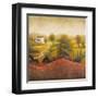 Flourishing Vineyard Square I-Michael Marcon-Framed Art Print