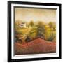 Flourishing Vineyard Square I-Michael Marcon-Framed Premium Giclee Print