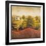 Flourishing Vineyard Square I-Michael Marcon-Framed Art Print