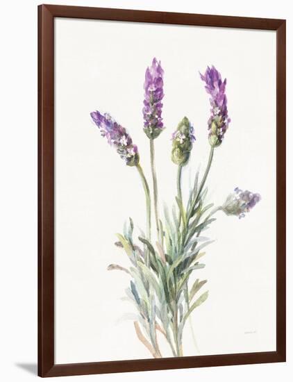 Floursack Lavender II on Linen-Danhui Nai-Framed Art Print