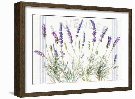 Floursack Lavender V-Danhui Nai-Framed Art Print