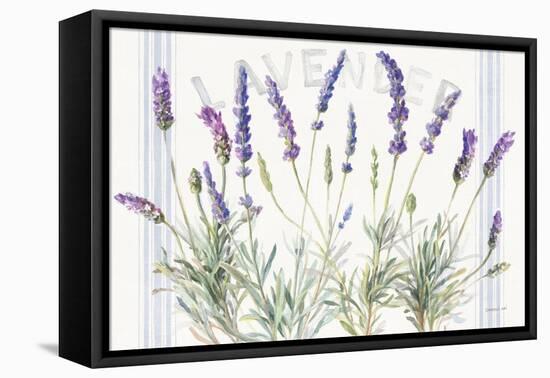 Floursack Lavender V-Danhui Nai-Framed Stretched Canvas