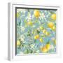 Floursack Lemon Pattern IB-Danhui Nai-Framed Art Print