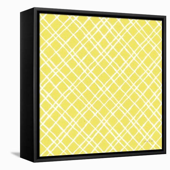 Floursack Lemon Pattern IIA-Danhui Nai-Framed Stretched Canvas