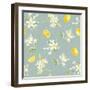 Floursack Lemon Pattern III-Danhui Nai-Framed Art Print