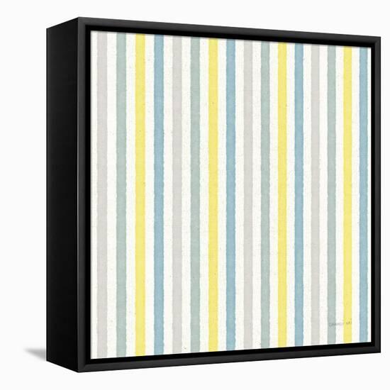 Floursack Lemon Pattern VII-Danhui Nai-Framed Stretched Canvas