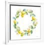 Floursack Lemon V on White-Danhui Nai-Framed Art Print