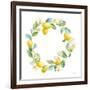 Floursack Lemon V on White-Danhui Nai-Framed Art Print