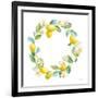 Floursack Lemon V on White-Danhui Nai-Framed Art Print